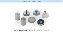 Desktop Screenshot of pot-magnets.com